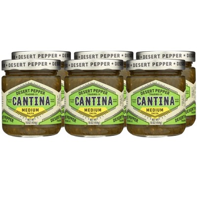 Desert Pepper Trading Company Cantina Medium Salsa Verde - Case of 6/16 oz