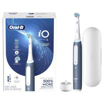 Oral-B iO Series 4 Rechargeable Electric Toothbrush with 1 Brush Head - Slate Blue