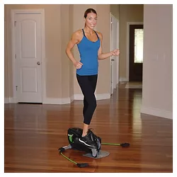 Stamina InMotion Compact Strider with Cords with Smart Workout App, No Subscription Required with Adjustable Tension with Integrated Fitness Monitor