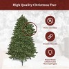 King Of Christmas 9ft Pre-Lit Artificial Full Christmas Tree with 2000 Warm White & Multi Color LED Lights, Aspen Fir Pre lit Christmas Trees - 3 of 4
