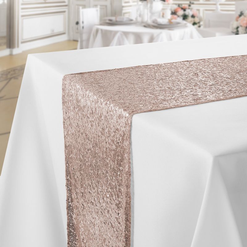 Lann's Linens Sequin Tablecloths, Overlay Covers, and Table Runners, 1 of 5