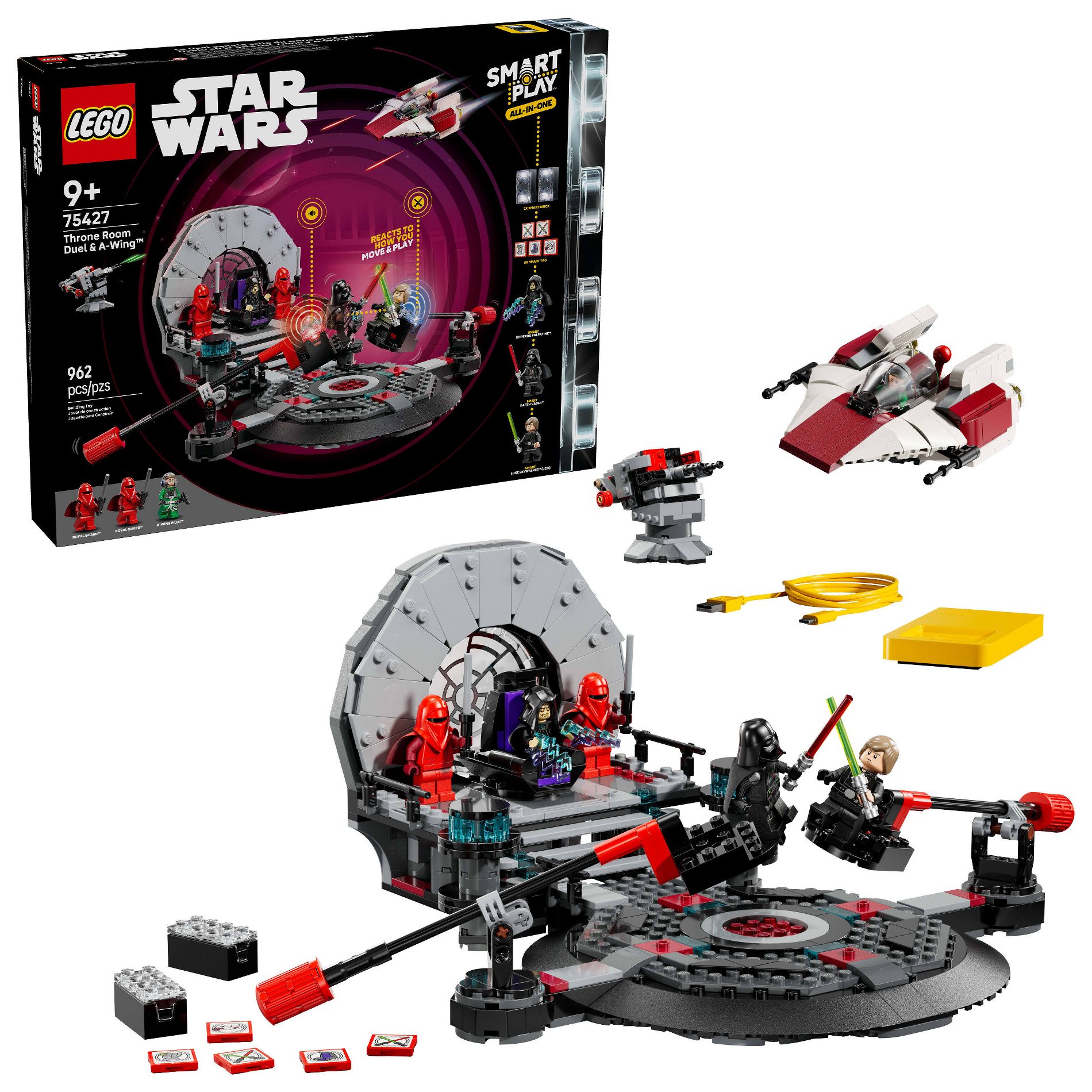 LEGO Star Wars SMART Play: Throne Room Duel & A-Wing 75427