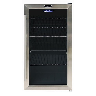 Whynter Beverage Refrigerator - Stainless Steel with internal fan