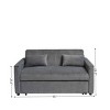 69" Modern Convertible Sofa Bed with Adjustable Backrest and Side Storage for Living Room -3irtyhousy - 4 of 4