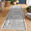 Washed Back Foldable Printed Carpet-Modern-Hand Painted Line, Modern Design Carpet, Modern Carpet, Washed Back Carpet - 4 of 4