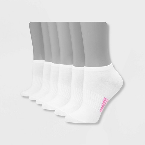 Hanes Premium Women's 6pk Cool Comfort Lightweight Crew Socks - 5-9 : Target