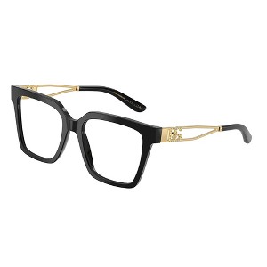 Dolce & Gabbana DG 3376B 3355 Womens Square Eyeglasses Black/Gold 53mm - 1 of 3