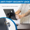 Mount-It! Anti-Theft Locking Tablet Kiosk Countertop Stand Compatible w/ iPad 10, 9, 8, iPad Pro 11, 10.5, iPad Air 10.5 for Business & Retail | Black - 3 of 4