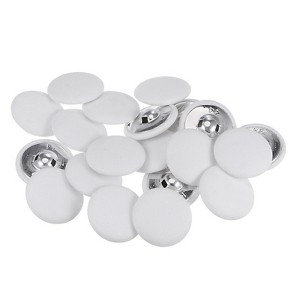Unique Bargains Metal Shank Round Cloth Covered DIY Sewing Buttons 20 Pcs - 1 of 4