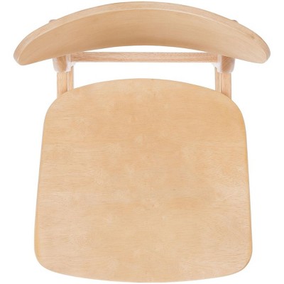 Mid-Century Chic Thaxton 45" Natural Wood Counter Stool
