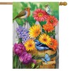 Briarwood Lane Spring House Flag 40x28 For Outdoor Birds and Blooms For Spring House Flag - 2 of 4