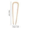 Unique Bargains Women's U-shaped Hair Pin 1 Pc - 4 of 4