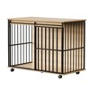 Dog Crate Furniture , Large Dog Cage Furniture with Tray for Medium Large Dogs, Wooden Dog Kennel Furniture - 2 of 4