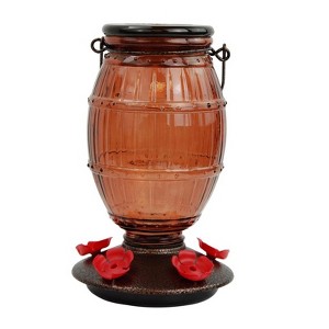 Perky-Pet Hummingbird 36 oz Glass/Plastic Prohibition Nectar Feeder 5 ports (Case of 2) - 1 of 1