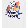 Men's - Peanuts - New York Snoopy Short Sleeve Graphic T-Shirt - 2 of 4