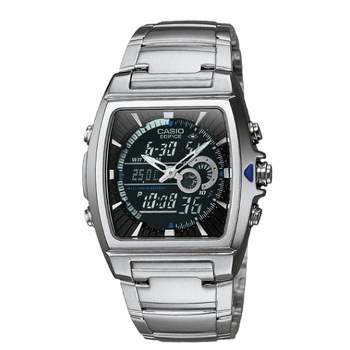 Casio Men's Square Face Ana-Digi Watch - Silver (9") - EFA120D-1AV