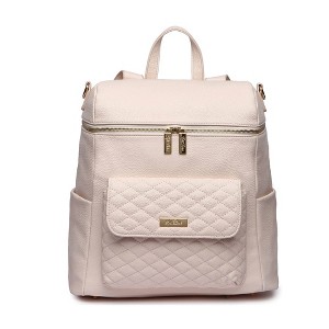 Luli Bebe Monaco Diaper Bag Backpack, Made from Luxury Materials with Stylish Exterior, Spacious Interior for all Baby Products - 1 of 4