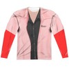 Men's Grease Rizzo Pink Ladies (Frontback Print) Long Sleeve Costume T-Shirt - 2 of 4