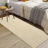 Washable Modern Plaid Area Rug, Low Pile Non-Slip Geometric Soft Carpet, Stain Resistant Checkered Rug for Living Room, Bedroom, Office, Kitchen - 3 of 4
