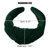 Unique Bargains Women's Velvet Wide Knotted headband for headband Hair Hoop Hair Accessories 1 Pc - 4 of 4