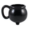 Silver Buffalo Harry Potter Slytherin Crest Black Kettle 3D Sculpted Ceramic Mug - 2 of 4
