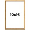 PosterPalooza | Classic Modern Gold Picture Frame - UV Acrylic, Foam Board Backing, Hanging Hardware - 2 of 4