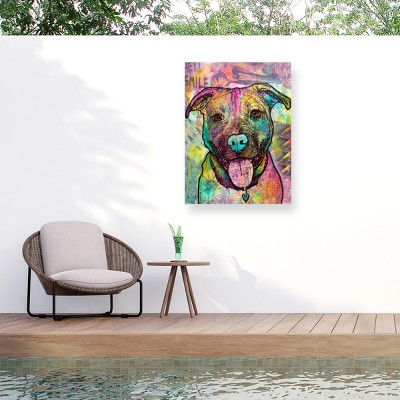 "Hey Smile" Outdoor Canvas