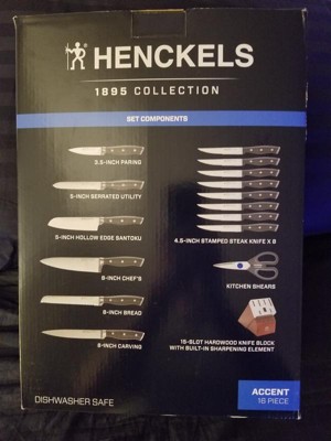 Henckels Statement 15-pc Knife Block Set White 15270-015 - Best Buy
