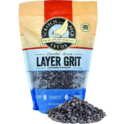 Scratch and Peck Feeds Cluckin Good Layer Grit for Chickens and Ducks - 7 lbs