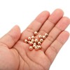 Unique Bargains Metal Round Jewelry Making Gold Filled Spacer Beads 100 Pcs - 4 of 4