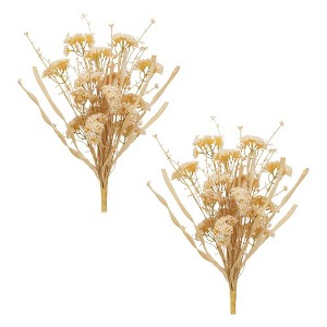 Beige Floral Grass Bush (Set of 2) - 1 of 3