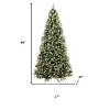 HomeRoots 5' Green And White Pre Lit Full Fir Christmas Tree - 3 of 3