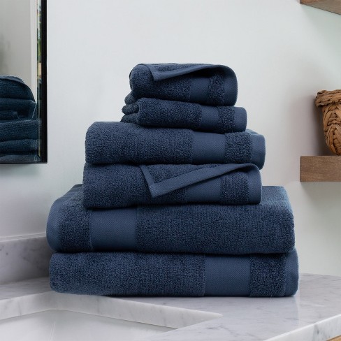 Hotel Quality 100% Turkish Cotton 6 Piece Towel Set Grey