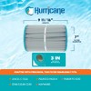 Hurricane Filters Replacement Spa Filter Cartridge for Unicel C-7626, PA25-4, Filbur FC-1230, Hayward, and Star-Clear C250, White, 4 Pack - 3 of 4