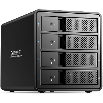 ORICO 4 Bay Raid Hard Drive Enclosure Aluminum with Hard Drive