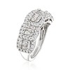 Ross-Simons 1.00 ct. t.w. Round and Baguette Diamond Ring in Sterling Silver - 3 of 4