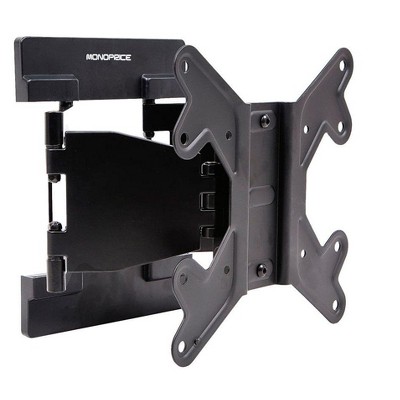 Monoprice Ultra-Slim Full-Motion Articulating TV Wall Mount Bracket For TVs 23in to 42in | Max Weight 66lbs, VESA Pattern