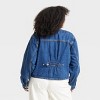 Women's Front Button-Down Jean Jacket - Ava & Viv™ Medium Wash - 2 of 3