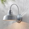 John Timberland Rustic Industrial Farmhouse Outdoor Barn Light Fixture Galvanized Gooseneck Arm 13" for Exterior Barn Deck House Porch Yard Patio Roof - 2 of 4