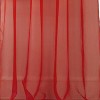 RT Designers Collection Cara One Sheer Grommet Light Filtering Curtain Panel 54" x 90" Red - 3 of 3
