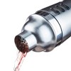 True Swivel Recipe Cocktail Shaker, Stainless Steel Shaker with 8 Recipes, 24 Oz Capacity, Silver - 4 of 4