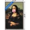 Trends International Reinders - Mona Lisa Bubble Gum Framed Wall Poster Prints - 3 of 4