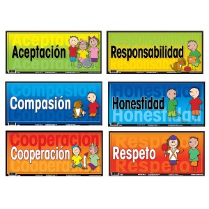 Poster Pals Spanish Characte Language Teaching Posters, 6 Poster Set - 1 of 4