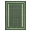 Area Rugs for Living Room Bedroom Farmhouse Bordered Braided Print Rug Geometric Soft Low Pile Non-Slip Area Rug - 4 of 4