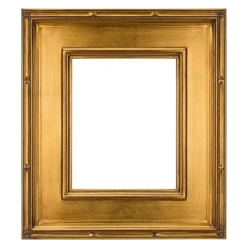 24x30 Frame Gold Real Wood Picture Frame Width 2 inches | Interior