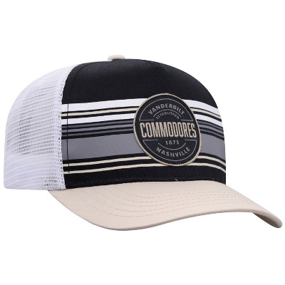 NCAA Vanderbilt Commodores Men's Vista Black with Hard Mesh Snapback Hat