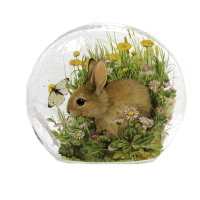 Stony Creek 6.25 In Spring Bunny Sm Pre-Lit Orb Flower Butterfly Novelty Sculpture Lights