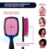 Trending Now 2-Pack Vented Detangling Hairbrush for Wet & Dry Hair, Lightweight Anti-Static Paddle Comb - 3 of 4