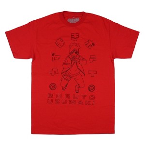 Naruto Shippuden Men's Boruto Uzumaki Sketch Design T-Shirt Adult - 1 of 3