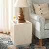 Scarlett Square Accent Table - ACC1809A - Natural/Silver - Safavieh - 2 of 4